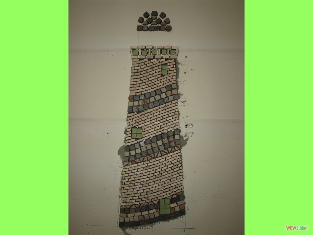 Mosaik-Leuchtturm im Masterbad 2